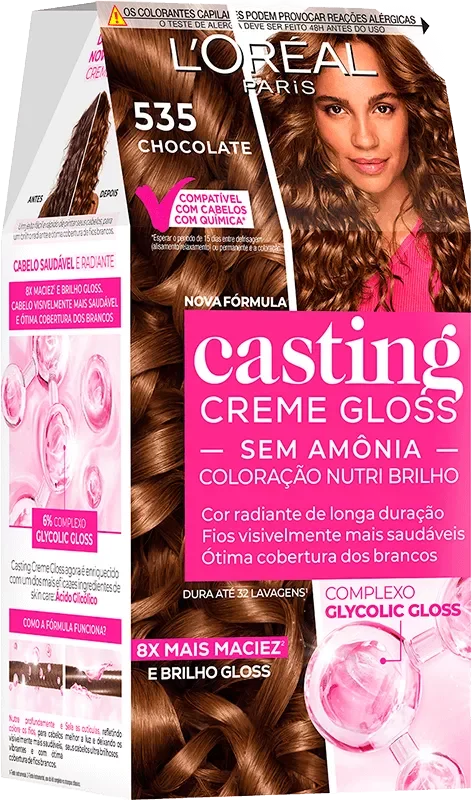 COLORAÇÃO CASTING GLOSS KIT 0535 CHOCOLATE