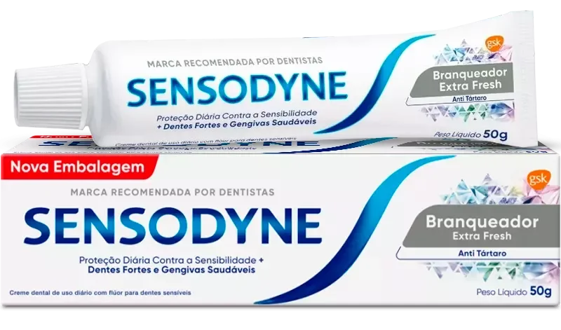 CREME DENTAL SENSODYNE 050G BRANQUEADOR
