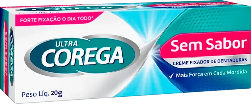 ADESIVO PARA DENTADURA COREGA CREME 20G SEM SABOR