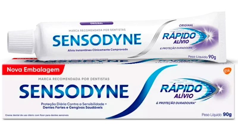 CREME DENTAL SENSODYNE 090G RÁPIDO ALÍVIO