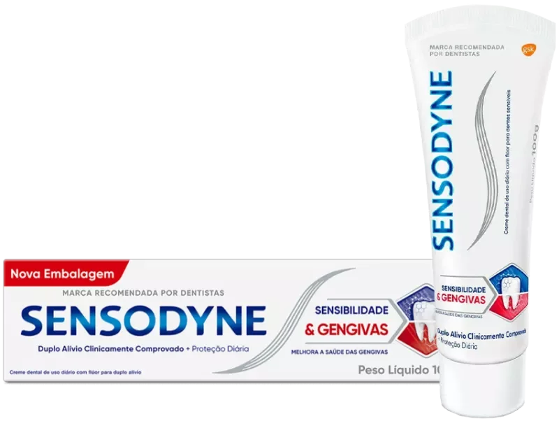 CREME DENTAL SENSODYNE 100G SENSIBILIDADE & GENGIVAS