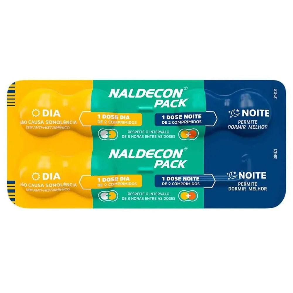 Naldecon Pack Dia e Noite com 6 Comprimidos
