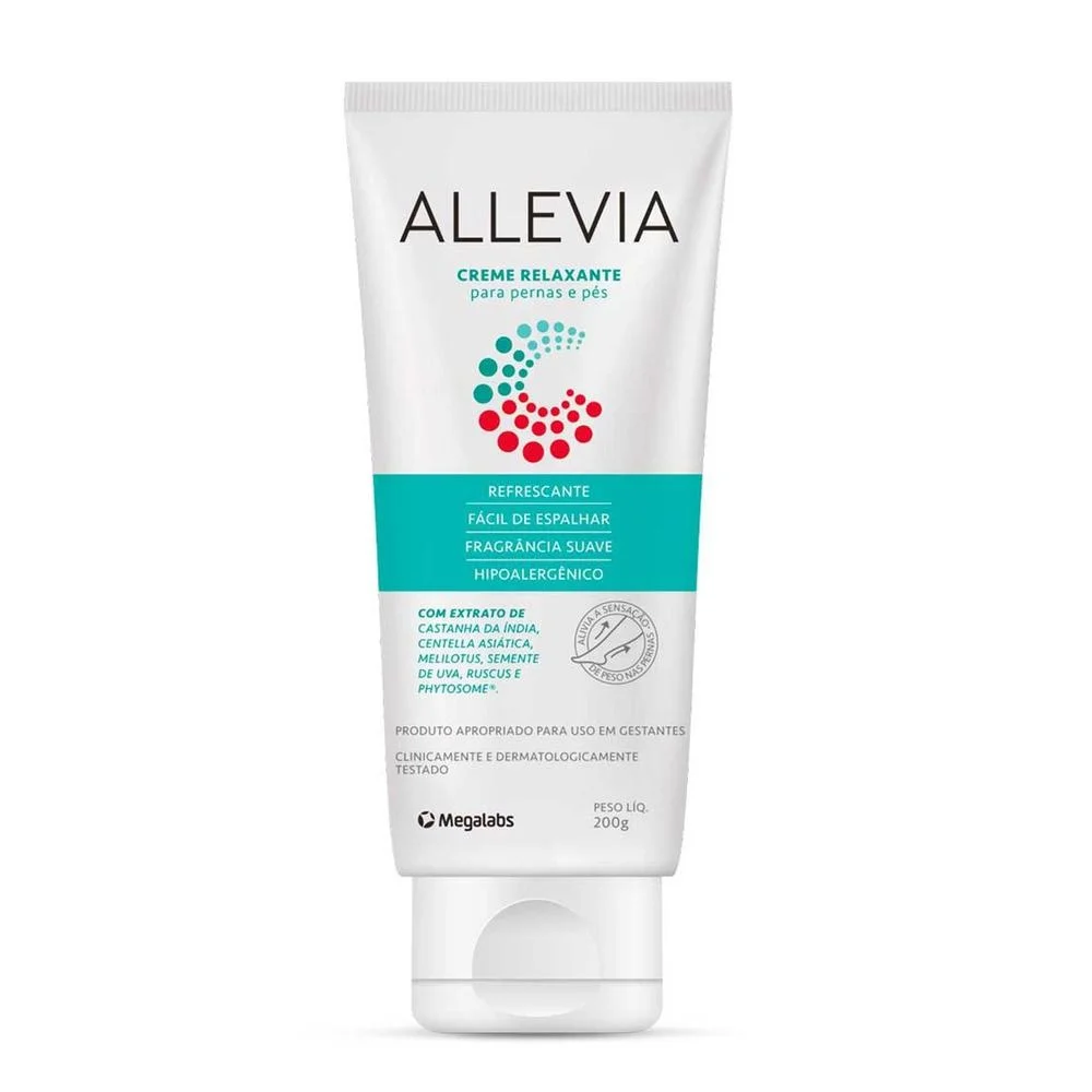 Creme Relaxante Allevia para Pernas e Pés 200g