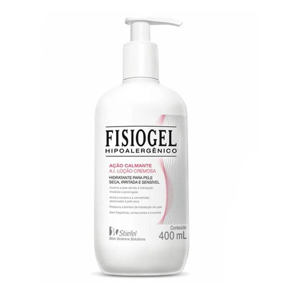 Loção Hidratante Fisiogel A.I. com Ação Calmante para Peles Sensíveis 400ml
