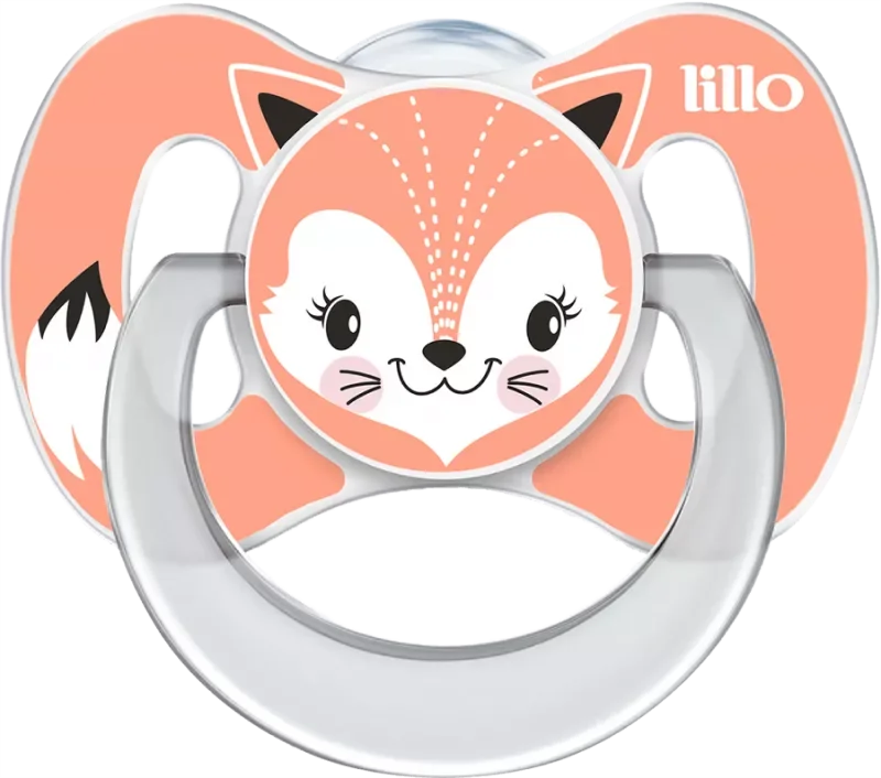 CHUPETA LILLO FUNNY ANIMAIS 627601 Nº1 SILICONE ANATÔMICO RAPOSA