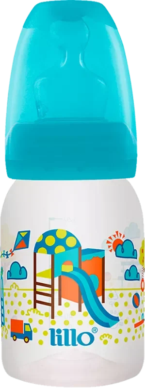 MAMADEIRA LILLO DIVERTIDA 120ML 633721 ORTODÔNTICA SILICONE AZUL