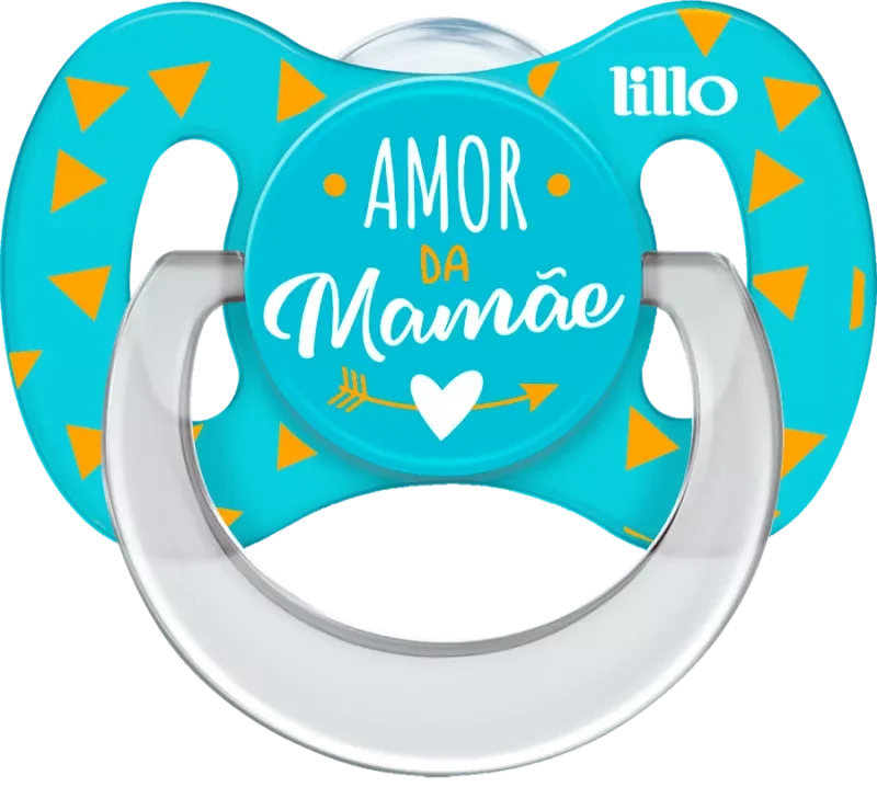 CHUPETA LILLO FUNNY AMOR 627121 Nº1 ORTODÔNTICA SILICONE AZUL