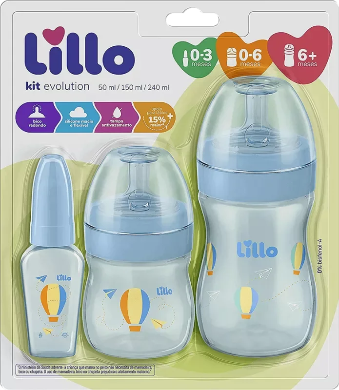 KIT MAMADEIRA LILLO 628821 EVOLUTION AZUL