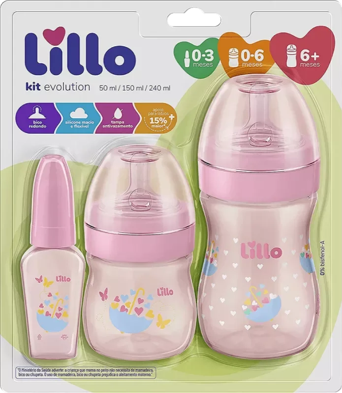 KIT MAMADEIRA LILLO 628831 EVOLUTION ROSA
