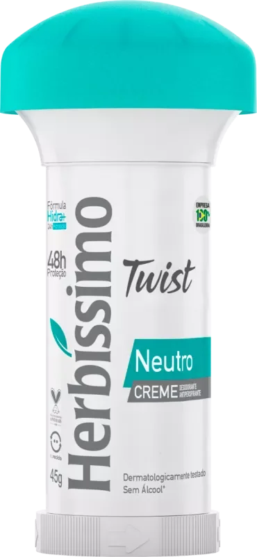 DESODORANTE HERBÍSSIMO CREME TWIST 045G NEUTRO