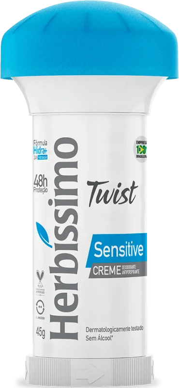 DESODORANTE HERBÍSSIMO CREME TWIST 045G SENSITIVE