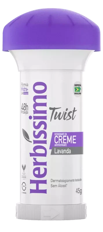 DESODORANTE HERBÍSSIMO CREME TWIST 045G LAVANDA