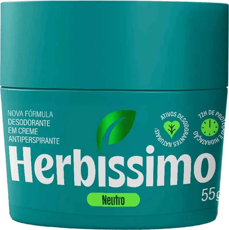 DESODORANTE HERBÍSSIMO CREME 055G NEUTRO