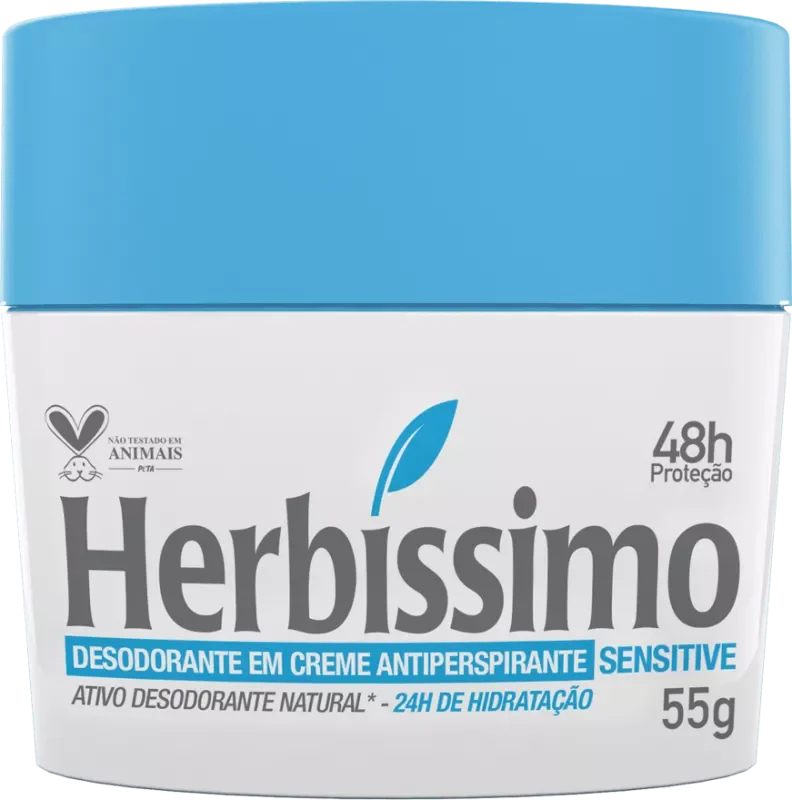 DESODORANTE HERBÍSSIMO CREME 055G SENSITIVE
