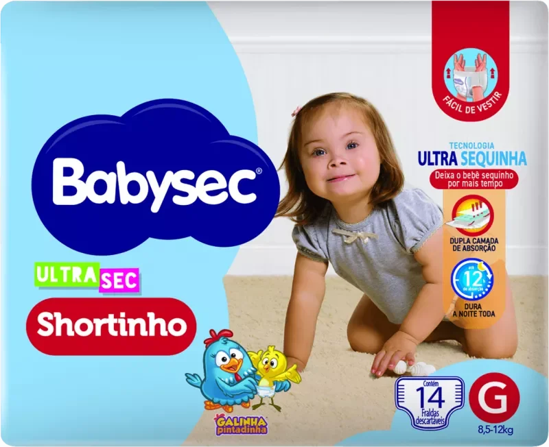 FRALDA BABYSEC ULTRA SEC SHORTINHO JUMBINHO G 14UN