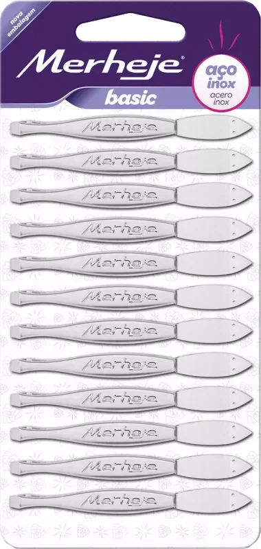PINÇA PARA SOBRANCELHAS MERHEJE BASIC
