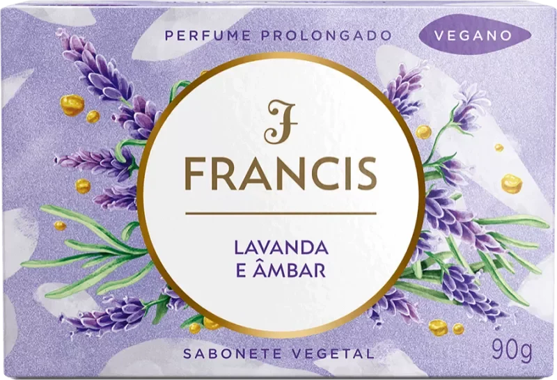 SABONETE FRANCIS 90G CLÁSSICO LILAS