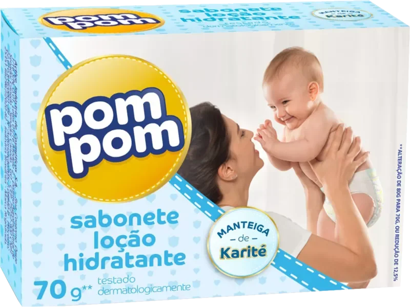 SABONETE POM POM 70G HIDRATANTE
