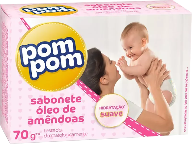 SABONETE POM POM 70G ÓLEO DE AMÊNDOAS
