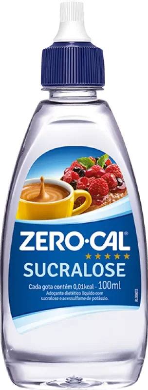 ADOÇANTE ZERO CAL LÍQUIDO 100ML SUCRALOSE