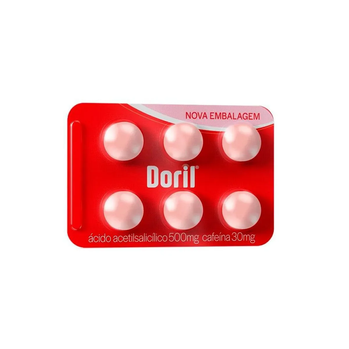 Doril 500mg + 30mg com 6 Comprimidos