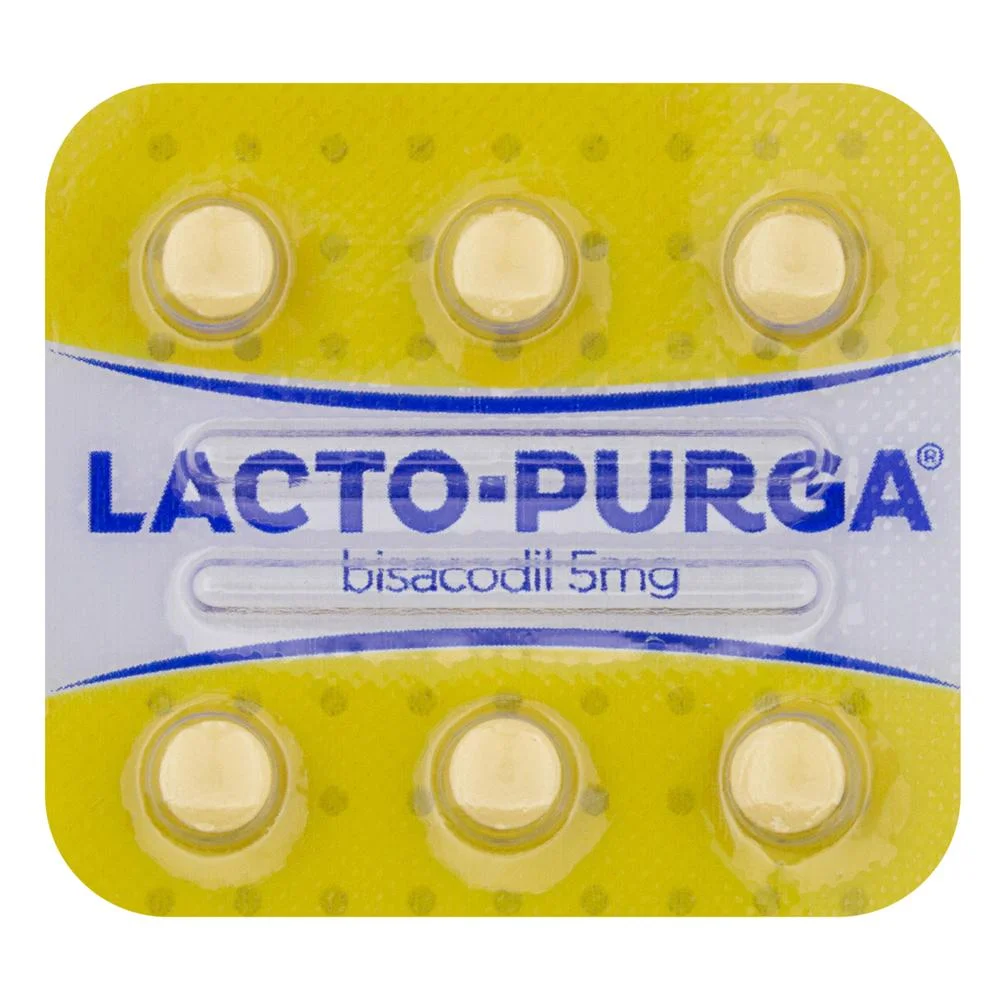 Lacto-Purga 5mg com 6 Comprimidos Revestidos