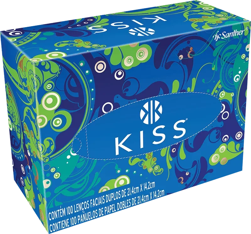 LENÇO DE PAPEL FACIAL KISS 100UN