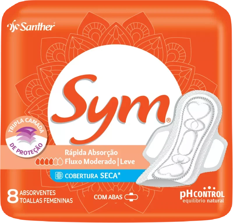 ABSORVENTE SYM 08UN SECA COM ABAS