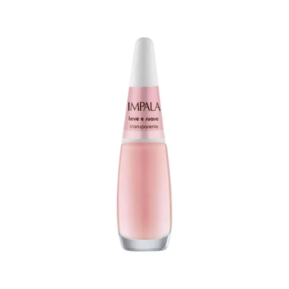 Esmalte Impala Coleção A Cor Da Sua Moda Transparente Leve E Suave 7,5ml