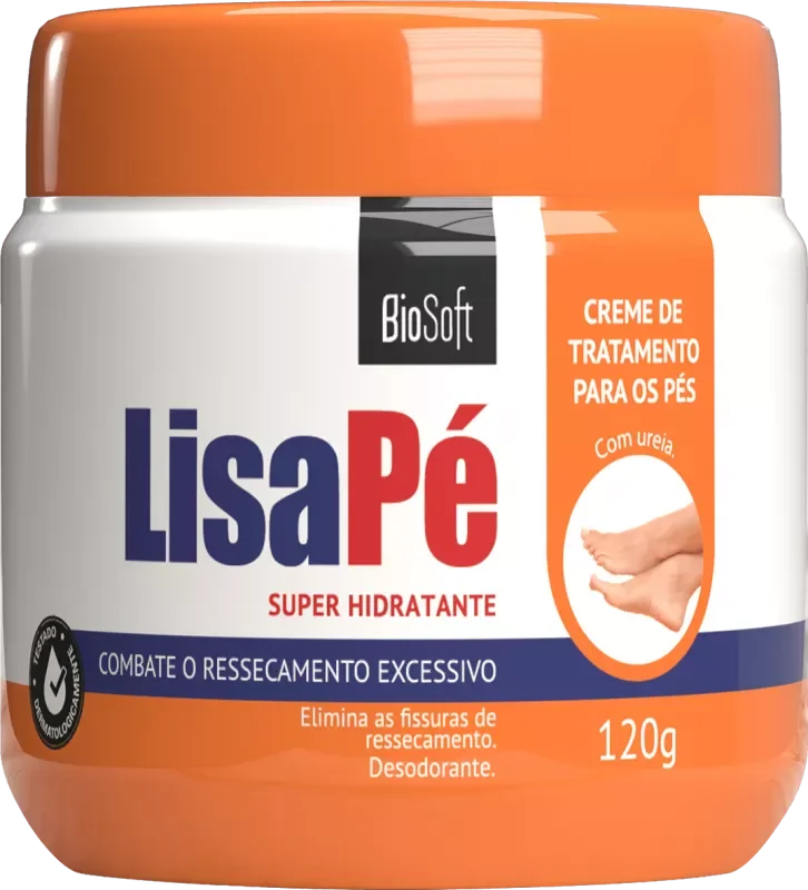 CREME LISA PÉ BIOSOFT 120G SUPER HIDRATANTE
