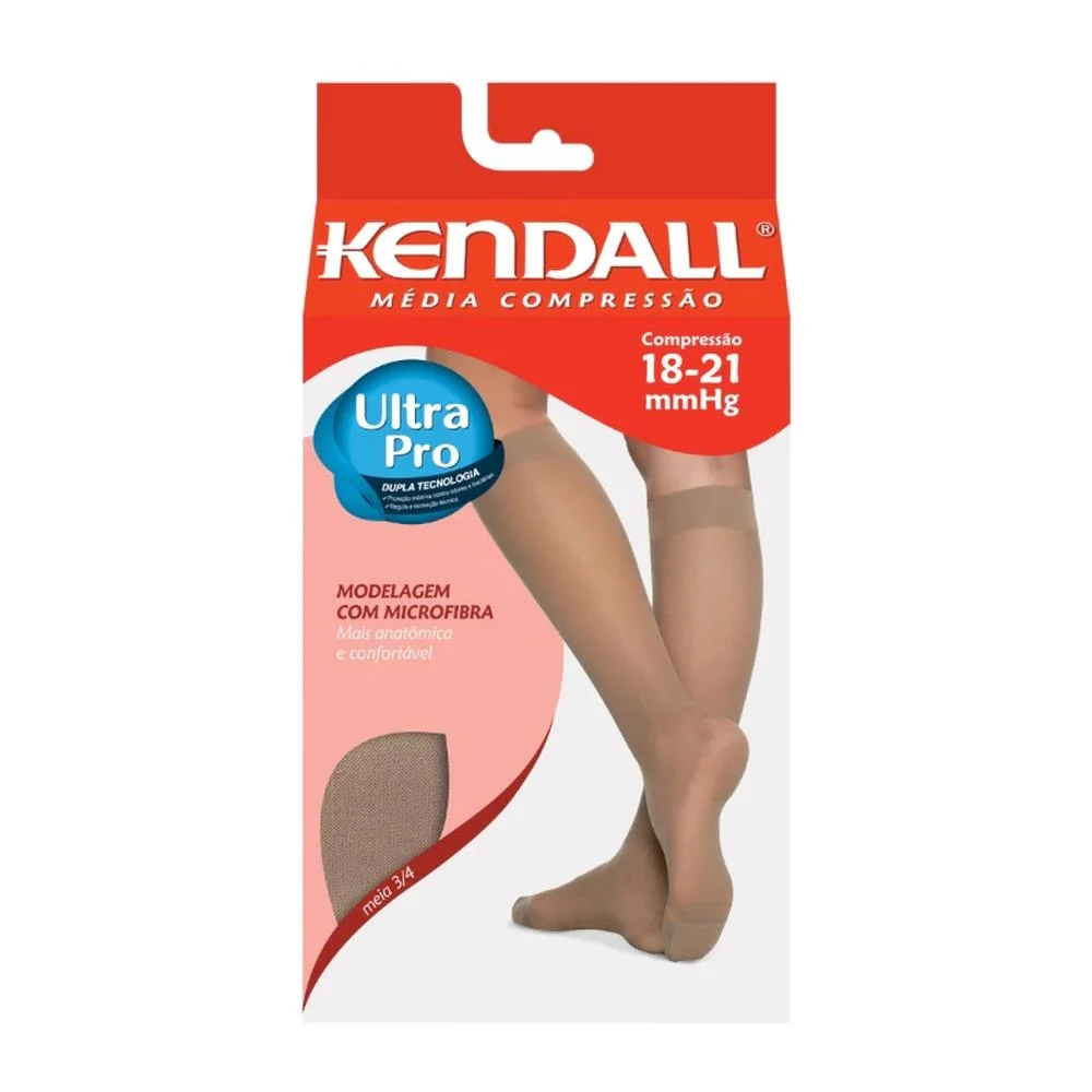 Meia Média de Compressão Kendall 18-21mmHg M com 1 Par