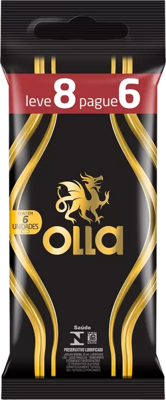 PRESERVATIVO OLLA 08UN LUBRIFICADO L8P6