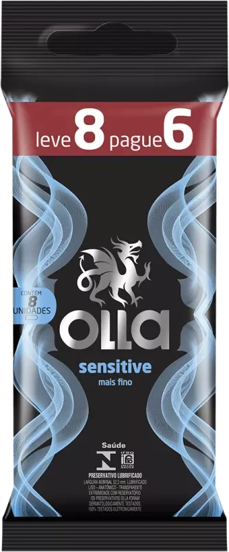 PRESERVATIVO OLLA 08UN SENSITIVE L8P6