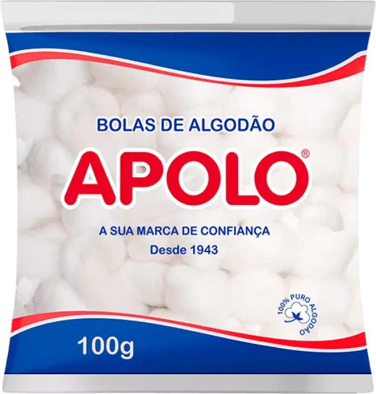 ALGODÃO APOLO 100G BOLAS