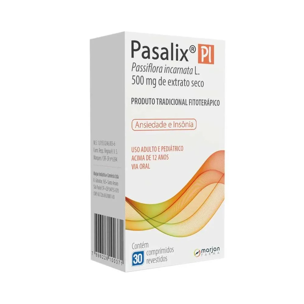 Pasalix Pi 500mg com 30 Comprimidos