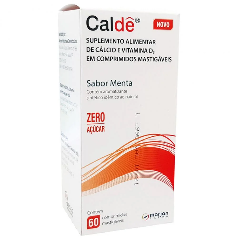 Suplemento Alimentar Caldê com 60 Comprimidos Mastigáveis