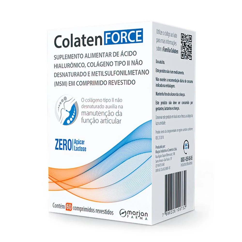 Colaten Force com 60 Comprimidos Revestidos