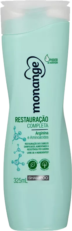 SHAMPOO MONANGE 325ML RESTAURAÇÃO COMPLETA