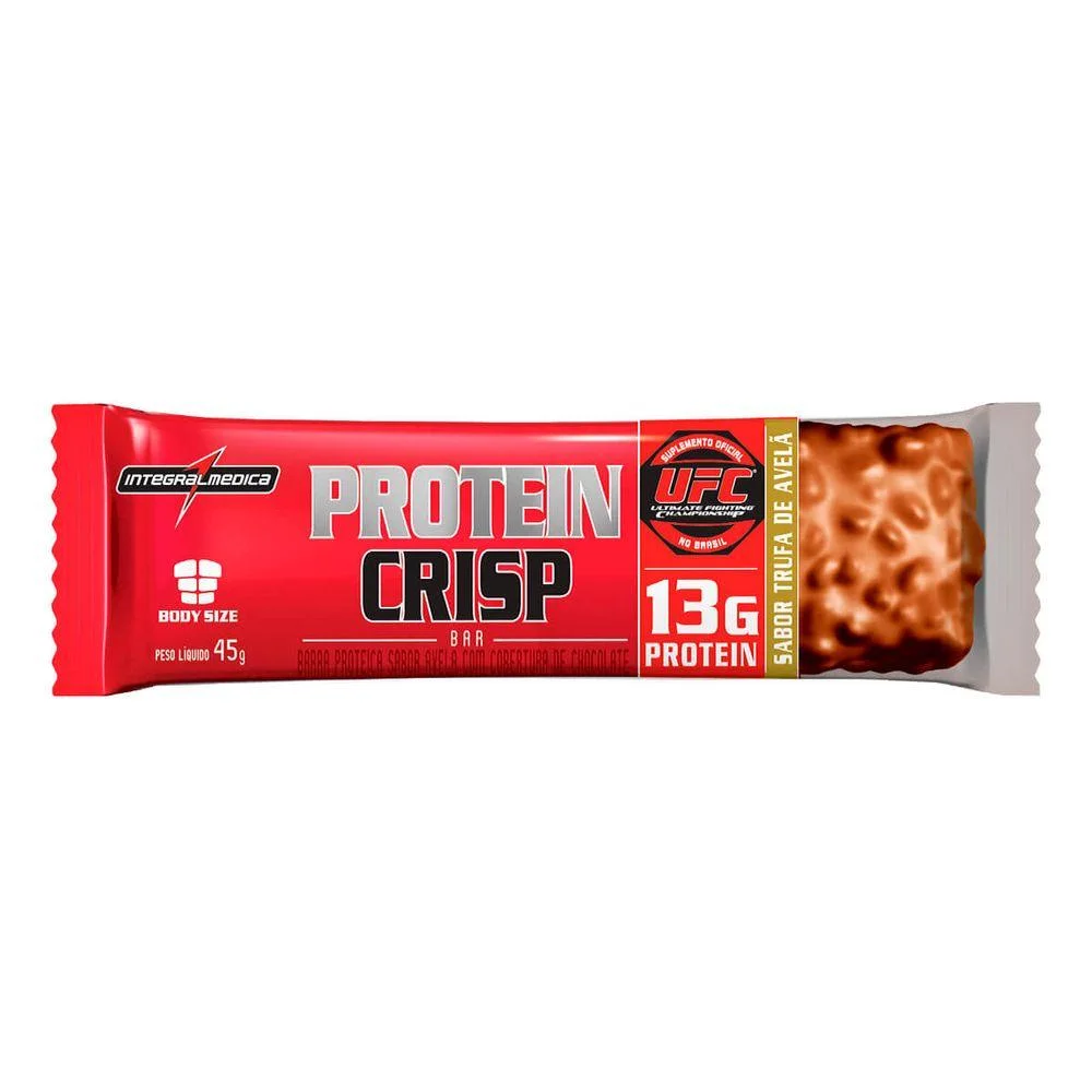 Barra de Proteína Integralmédica Protein Crisp Sabor Trufa de Avelã 45g