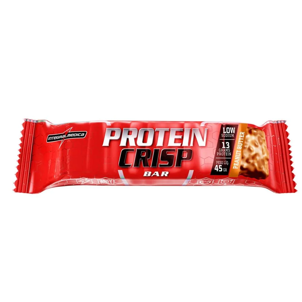 Barra de Proteína Protein Crisp Integralmédica Peanut Butter 45g