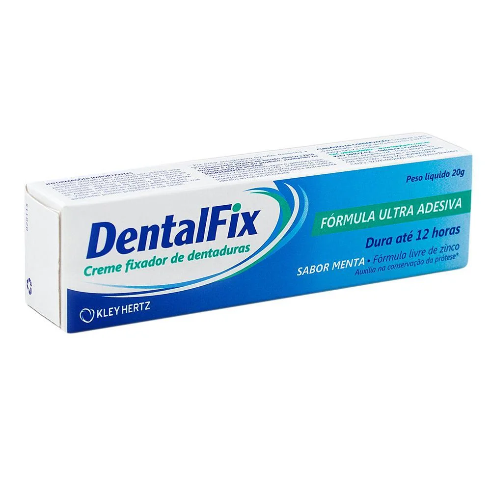 Creme Fixador Dentalfix Fórmula Ultra Adesiva Menta 20g