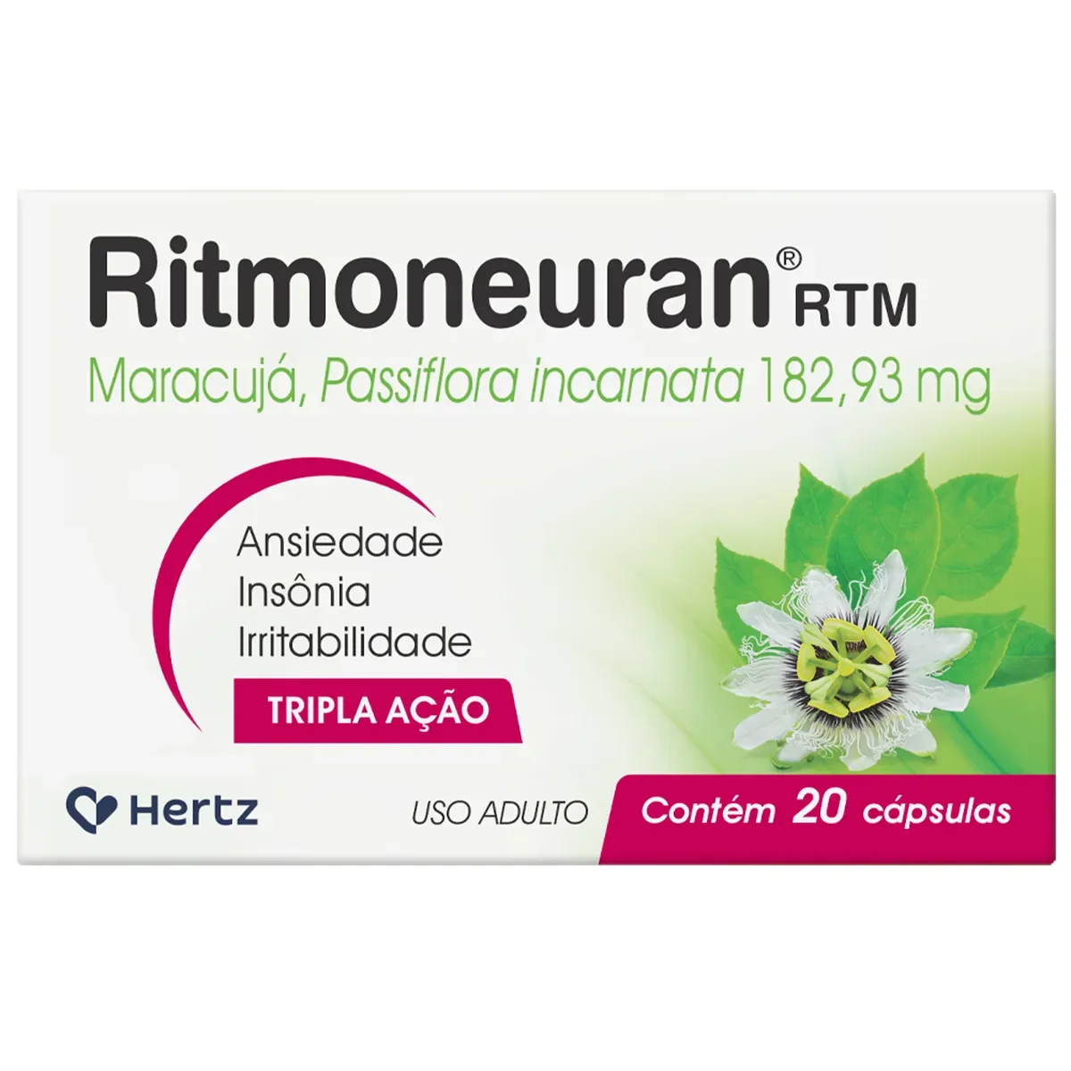 Ritmoneuran com 20 cápsulas