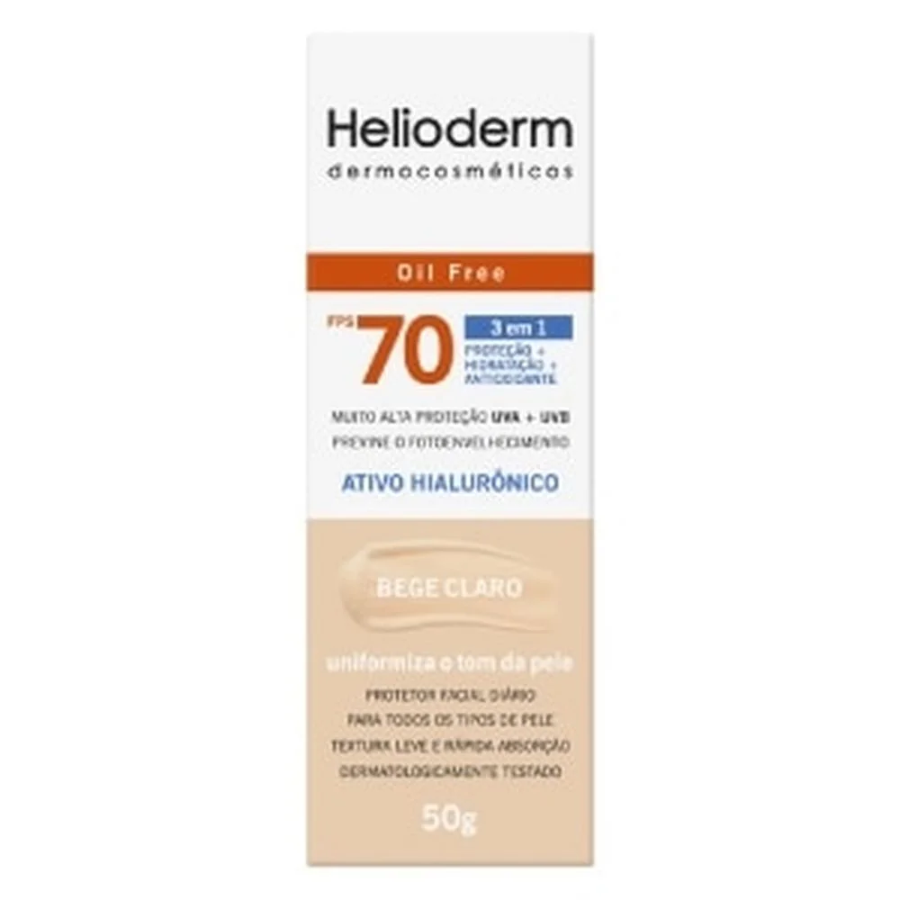 Protetor Facial Diário FPS 70 Bege Claro 70g
