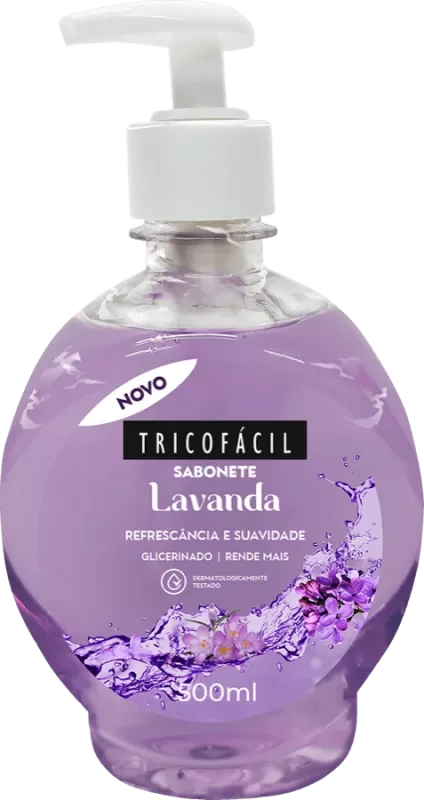 SABONETE TRICOFÁCIL 0500ML LÍQUIDO LAVANDA