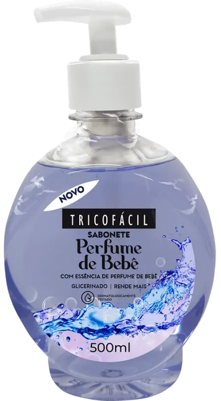 SABONETE TRICOFÁCIL 0500ML LÍQUIDO PERFUME DE BEBÊ