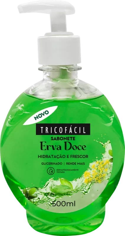 SABONETE TRICOFÁCIL 0500ML LÍQUIDO ERVA DOCE