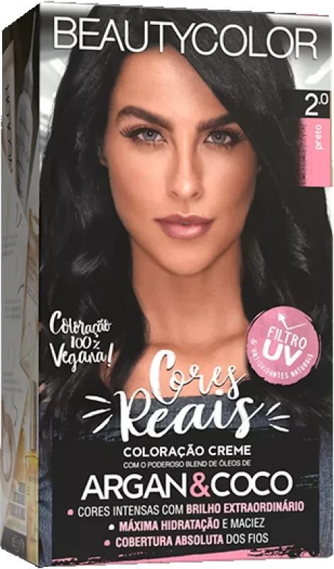 COLORAÇÃO BEAUTY COLOR KIT 02.0 PRETO