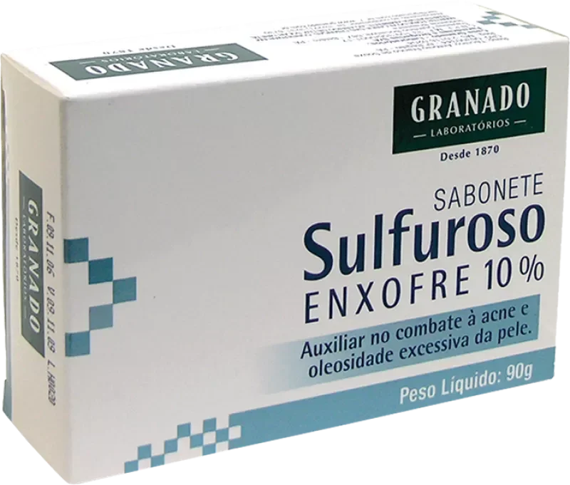 SABONETE GRANADO 090G SULFUROSO