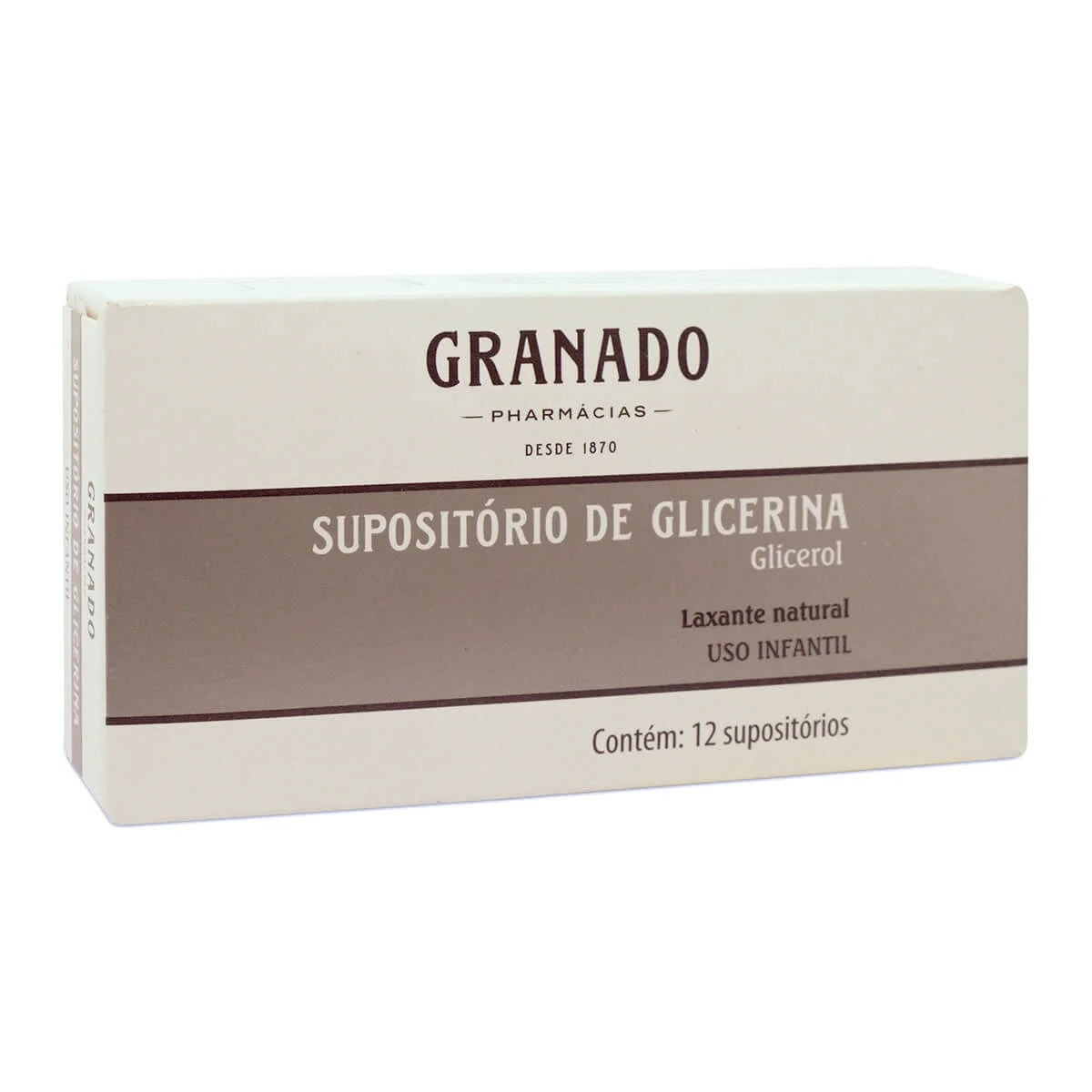 Supositório de Glicerina Uso Infantil com 12 Supositórios