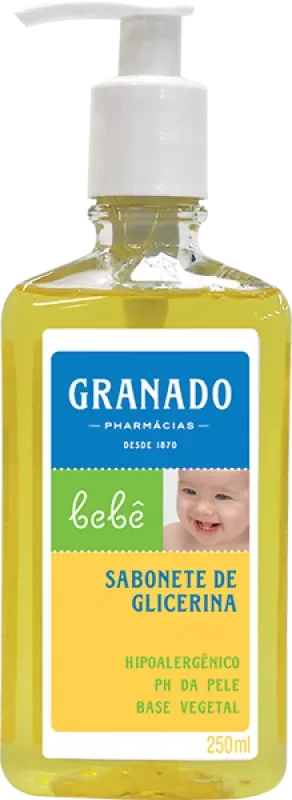 SABONETE GRANADO BEBÊ 250ML LÍQUIDO GLICERINA TRADICIONAL